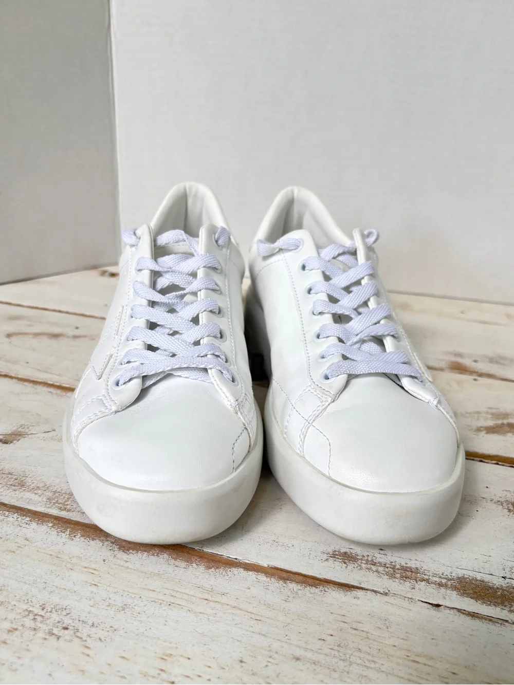 Golden Goose Pure-Star Bio-Based Sneakers white 38 vegan luxury minimalist EUC